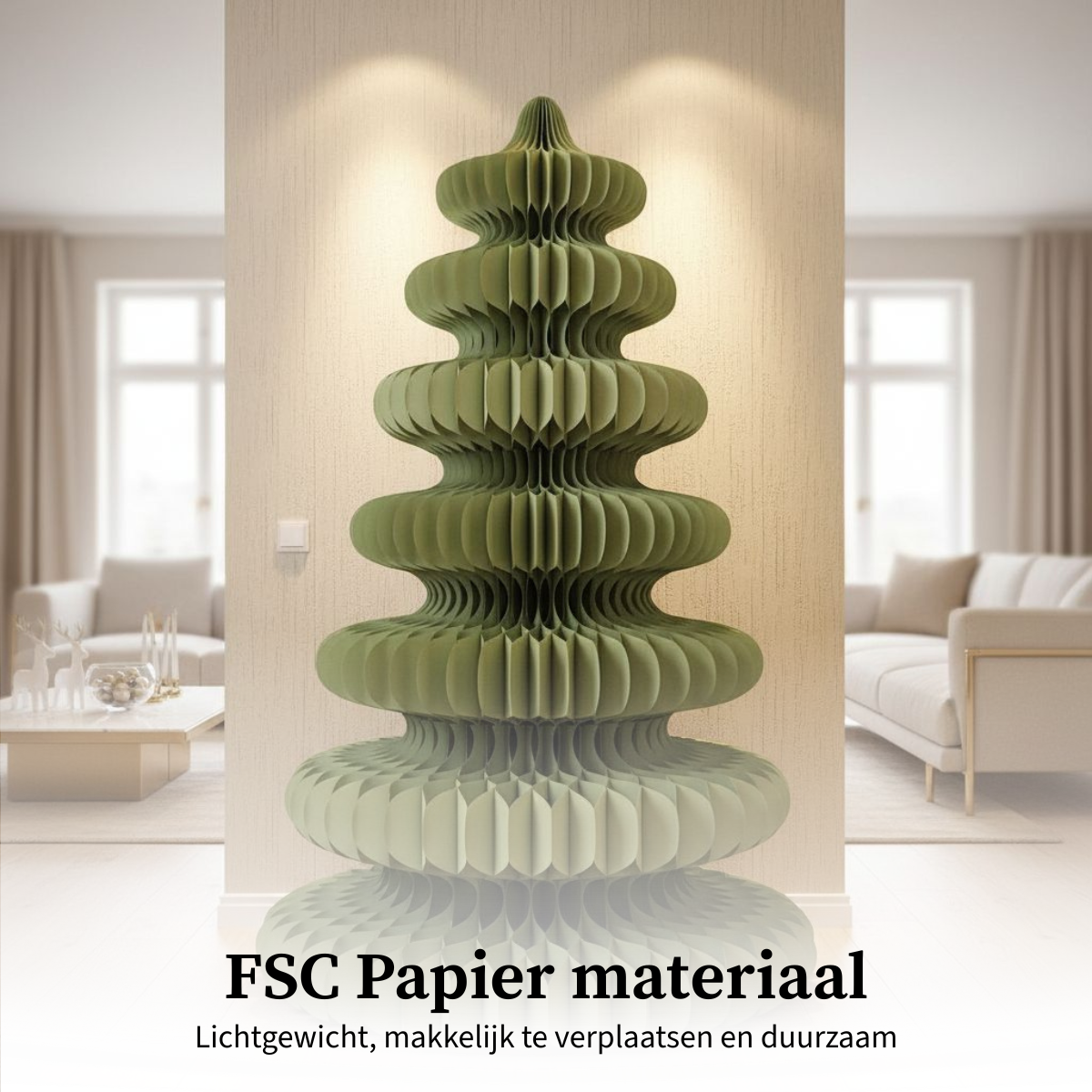 Decorative Christmas tree Green