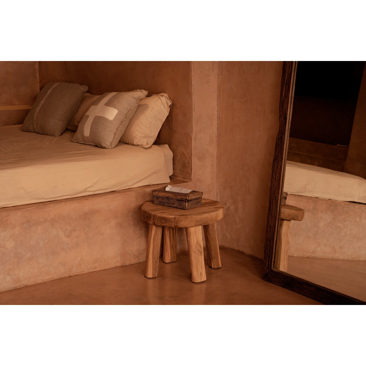 The Rattan Classic Tissue Box - Natural Brown