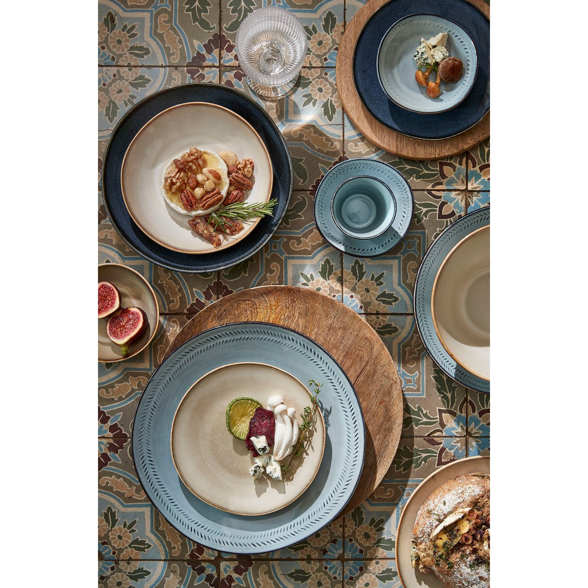 Decorative plate Duko Brown