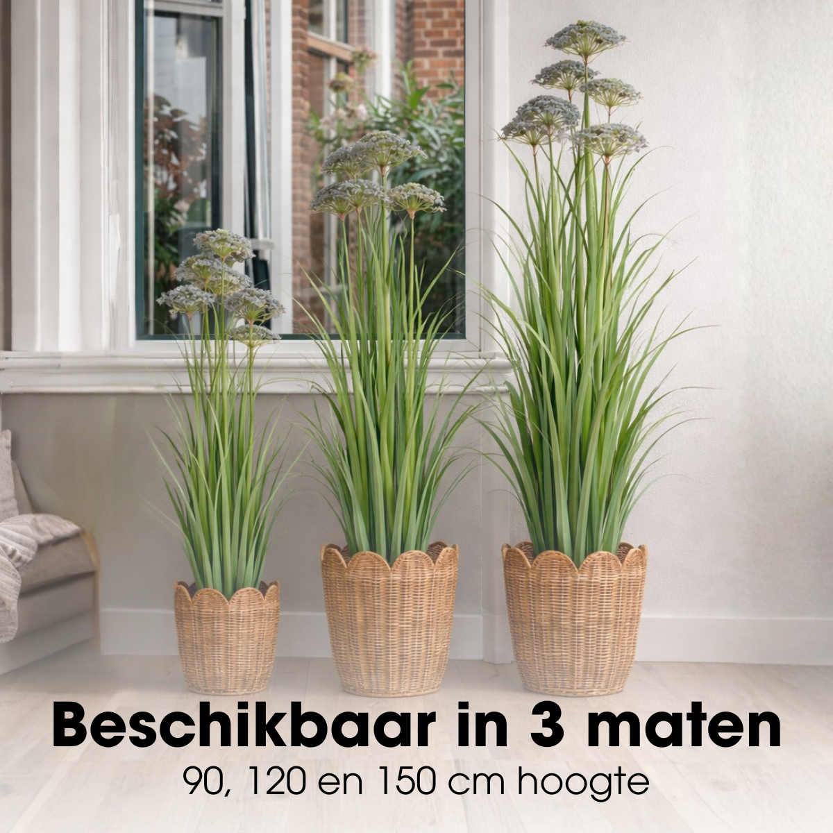 Artificial Plant Ornamental Grass Purple