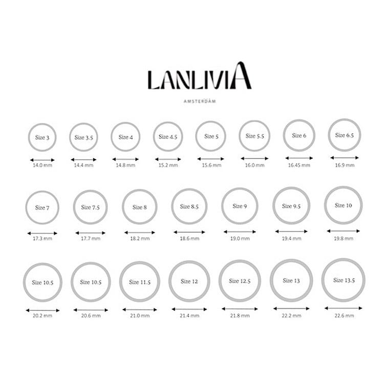 Dazzling Slim Layering Rings