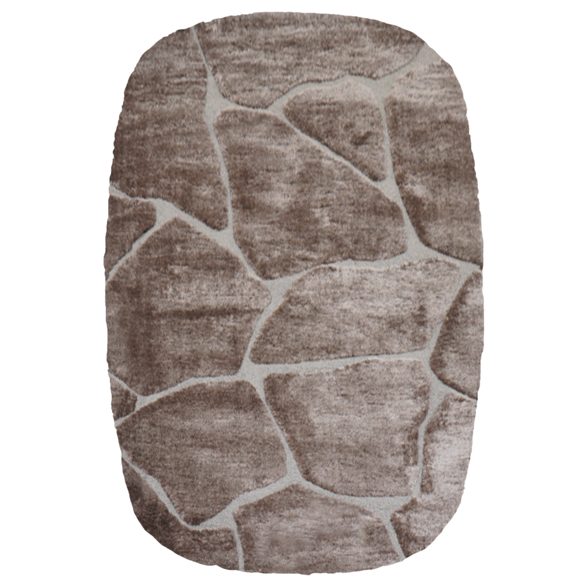 Rug Macy Bruin - Rounded Corners 200 x 290 cm