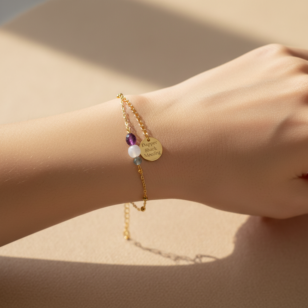 Brave, Strong and Courageous Bracelet - Gold
