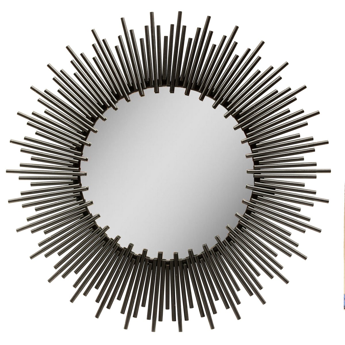 Arebe black L75 x W2 x H75 cm