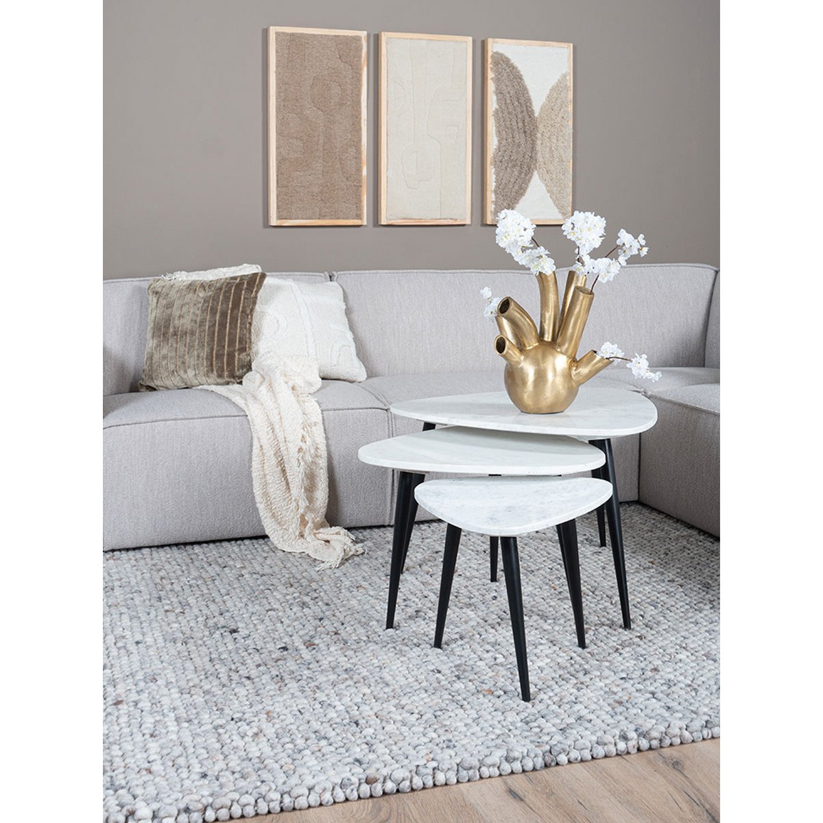 Rug Pile Gray 420 – 140 x 200 cm