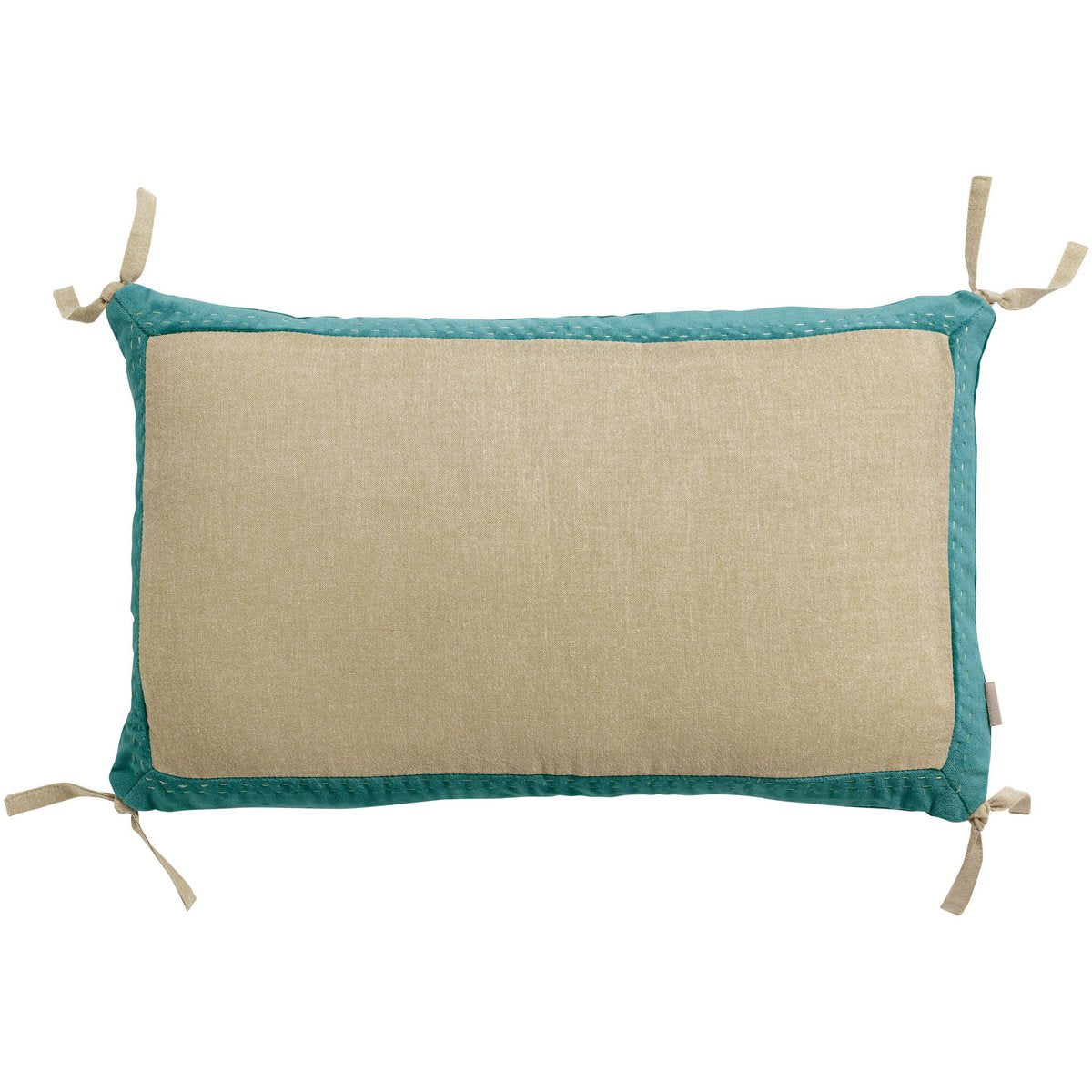 Gray green Elise Chambray cushion 30 x 50