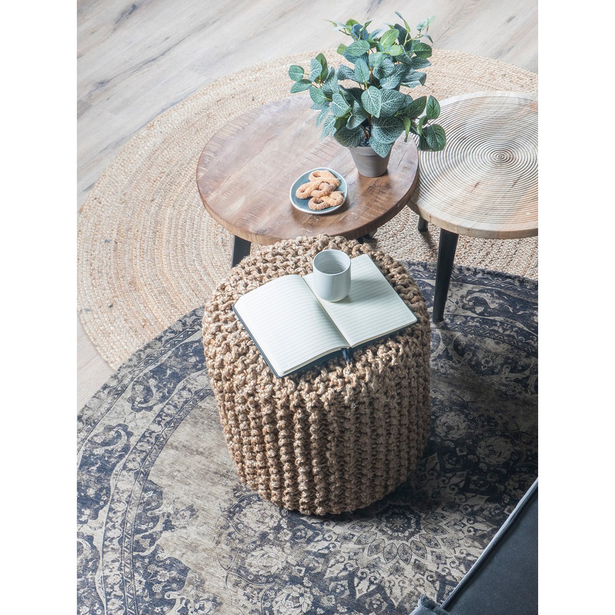 Rug Viola Round Green ø120 cm