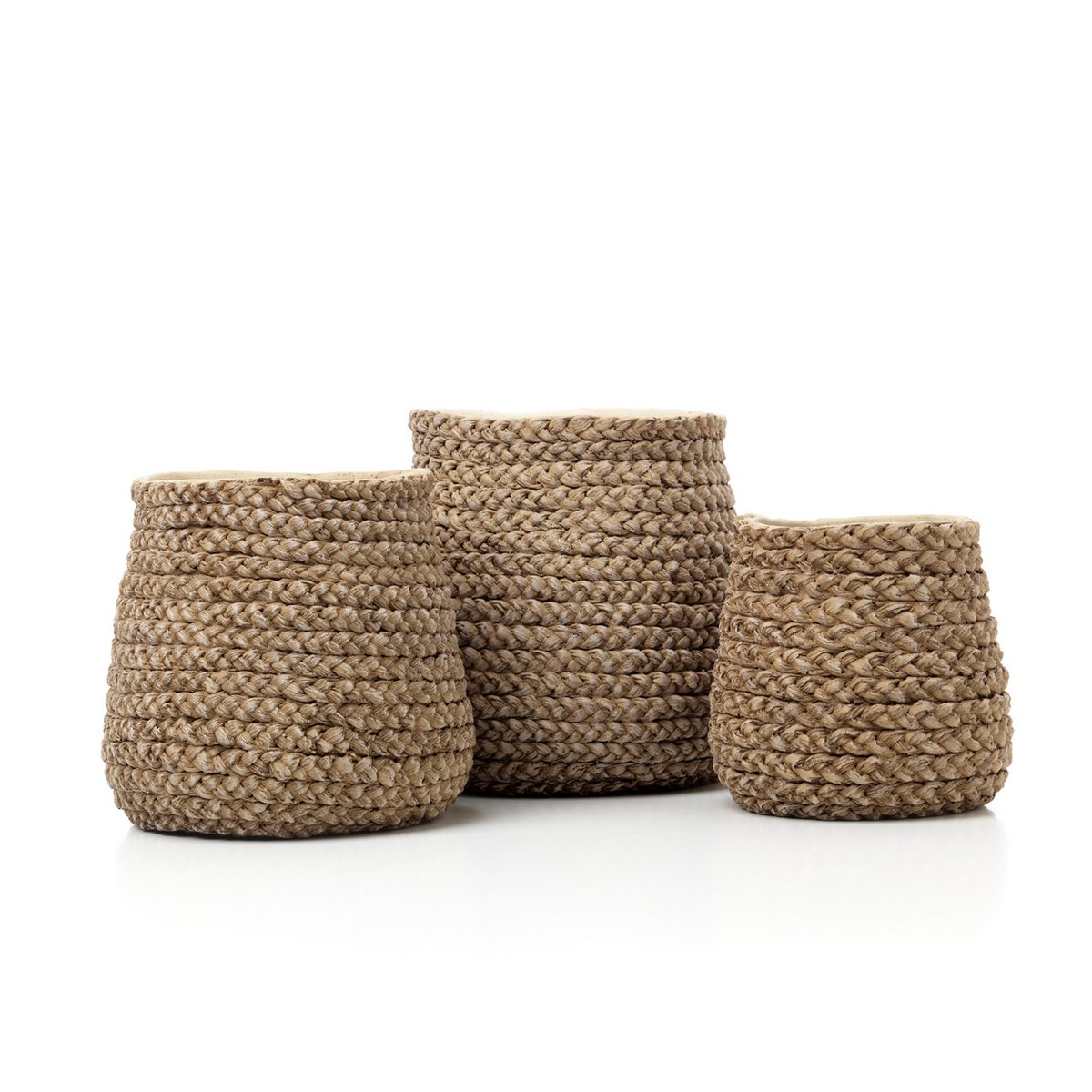 The Fake Braided Planter - Natural - S