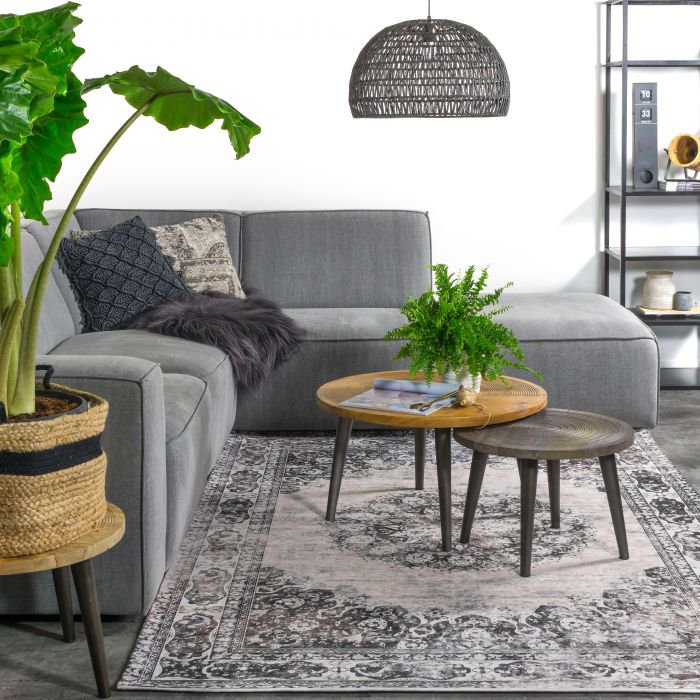 Rug Viola Anthracite 200 x 200 cm