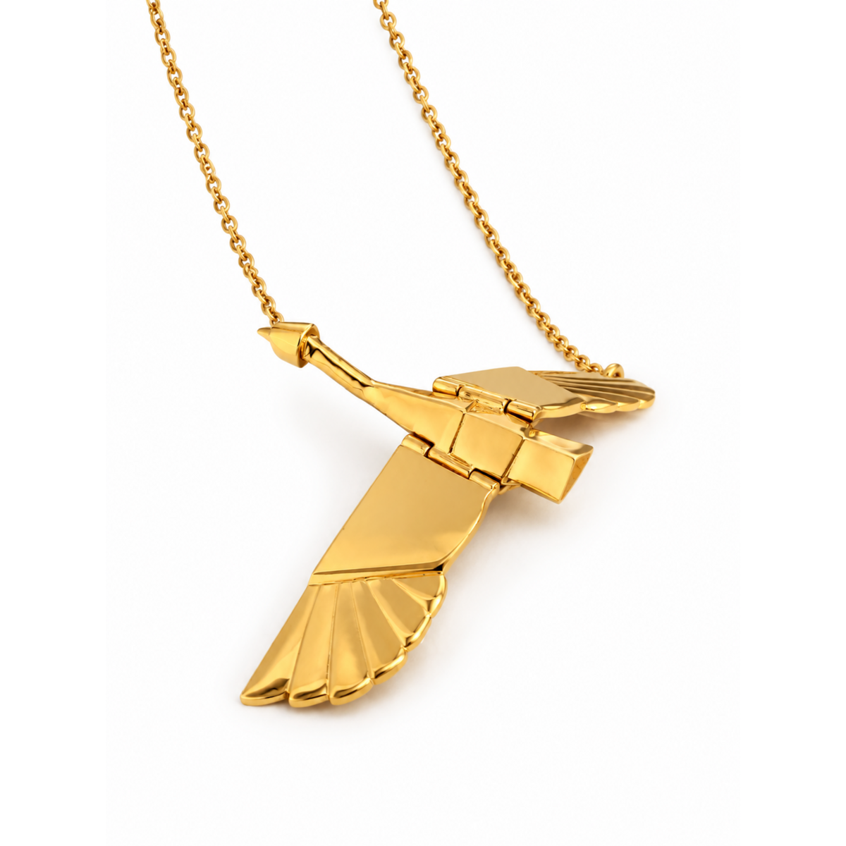 Wild Goose Journey Articulated Pendant Necklace