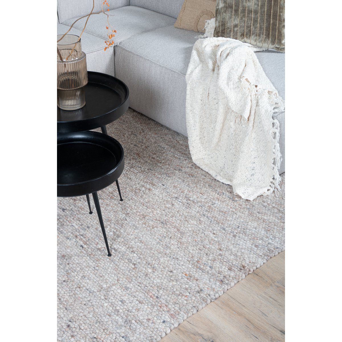 Rug Stone Dark Beige 417 – 240 x 340 cm