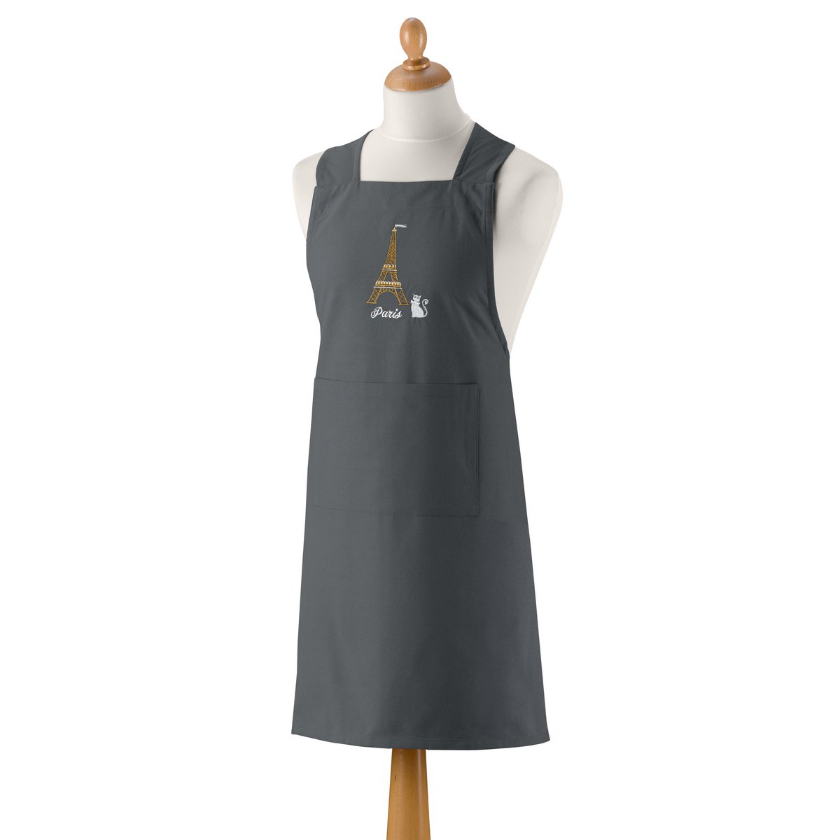 Recycled Japanese kitchen apron Eiffel Tower Ombre 125 x 85