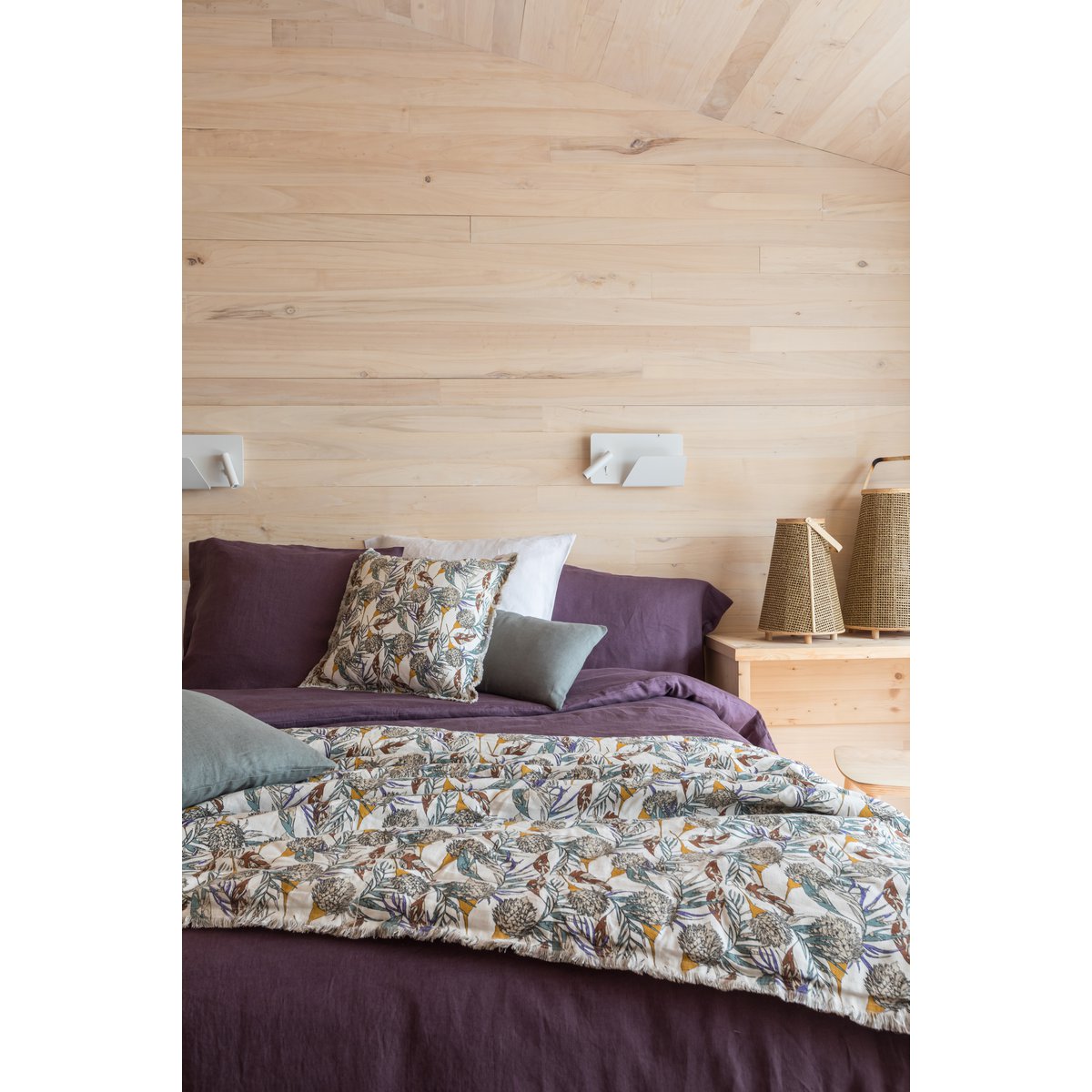 Zeff Grape stonewashed duvet cover 260 x 240