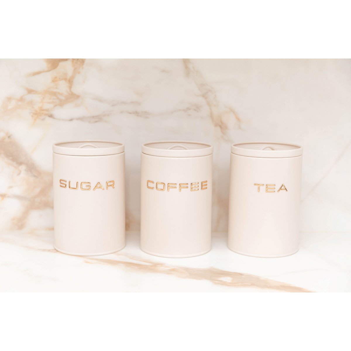 BOITE A CAFE BEIGE 11X11X16XCM