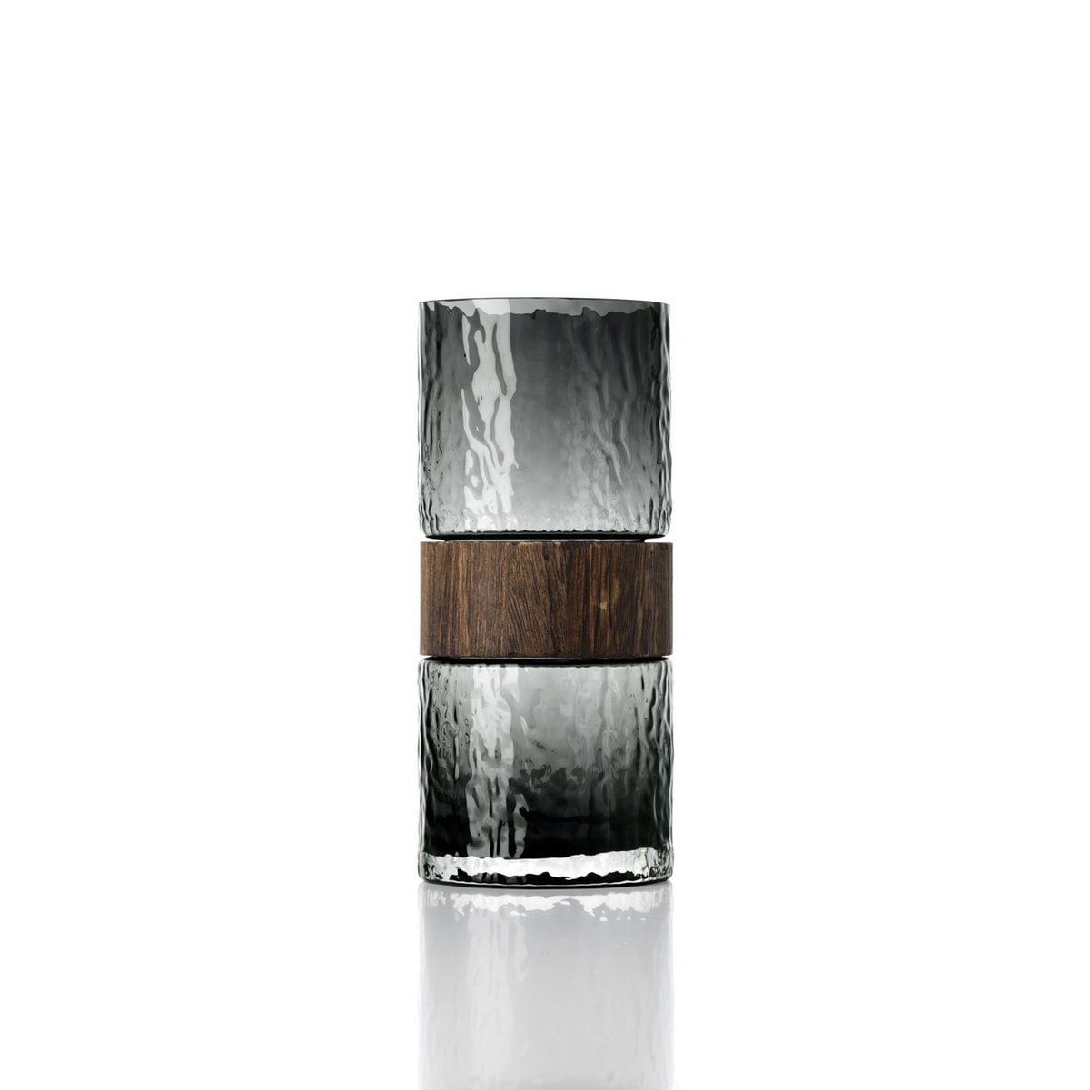 The Wood You Be Mine Vase - Dark Grey - M