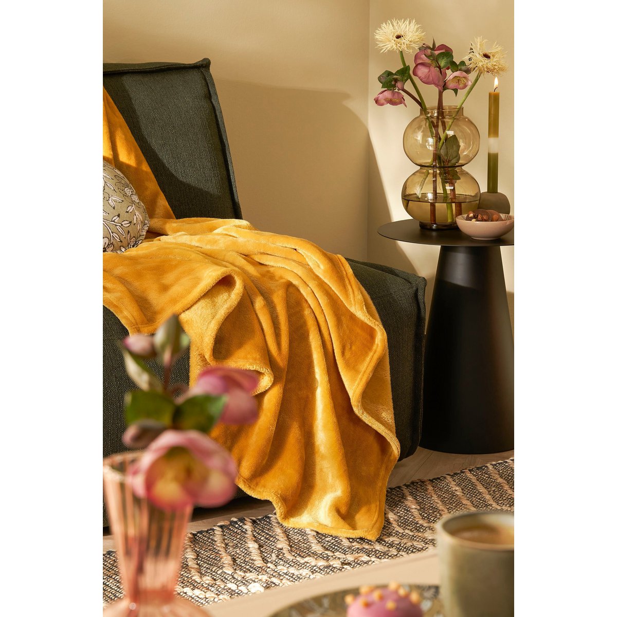 Plaid Mica Yellow