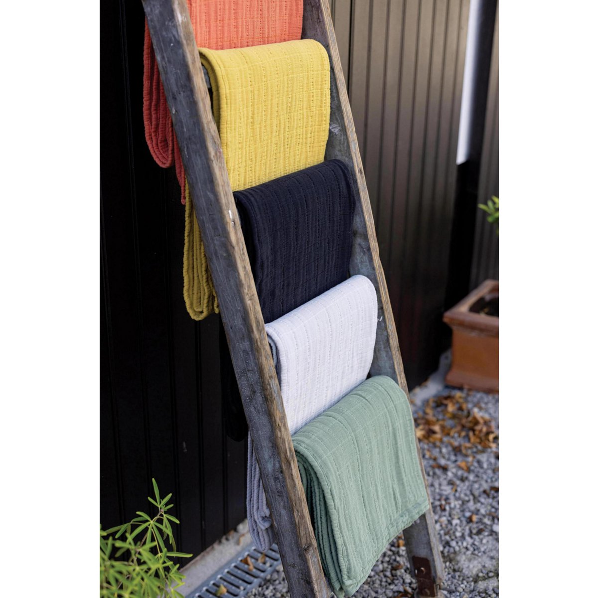 Recycled Plaid Lisa Perle 140 x 200