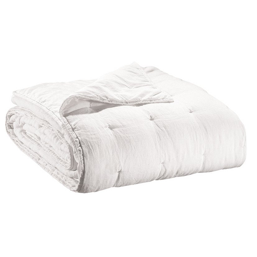 Zeff White Stonewashed Bedspread 180 x 260