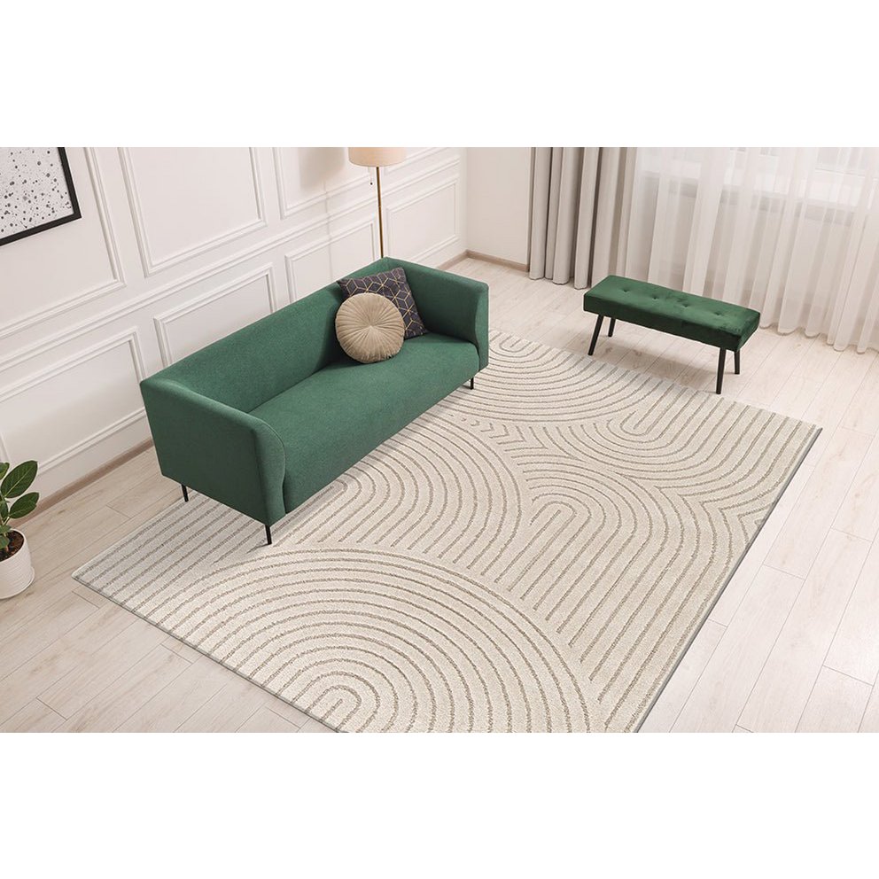 Tapis avec effet relief très doux GROOVE