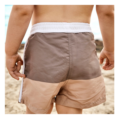 Milo swim shorts Light brown / Warm green