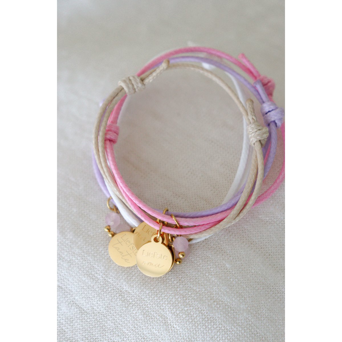 Bracelet Dearest Grandma - Choose Color - Gold