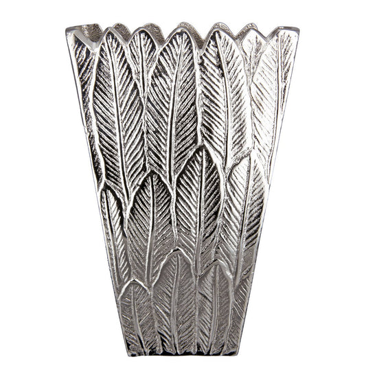 Aluminum vase "Feather"