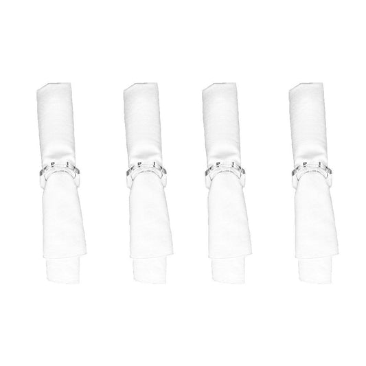 Crystal napkin rings set of 12