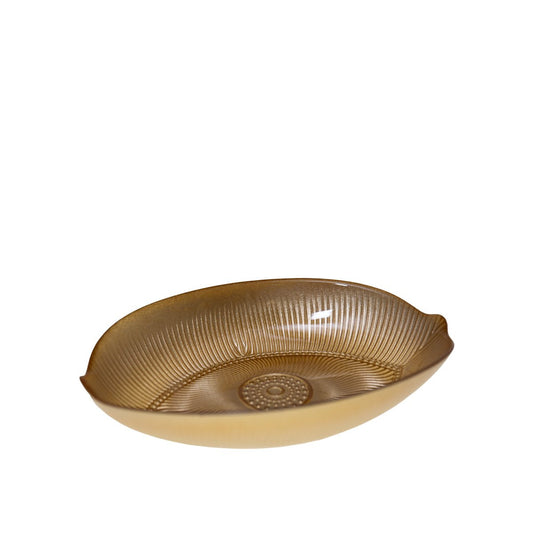 Golden eye oval cup 15x21x4.5cm