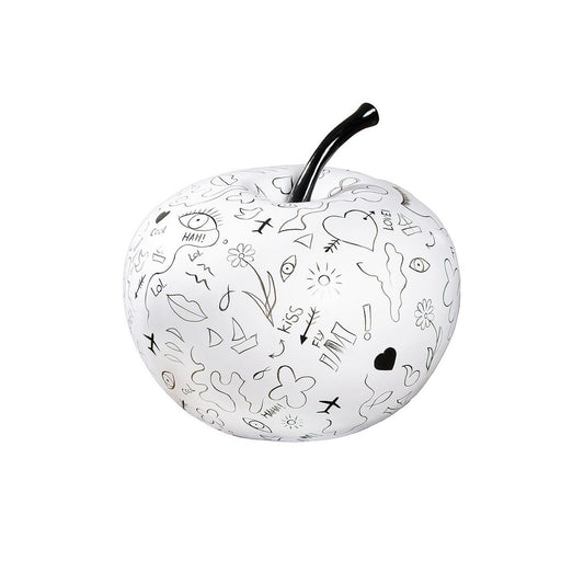 Decorative object apple Modern Art H.37 cm