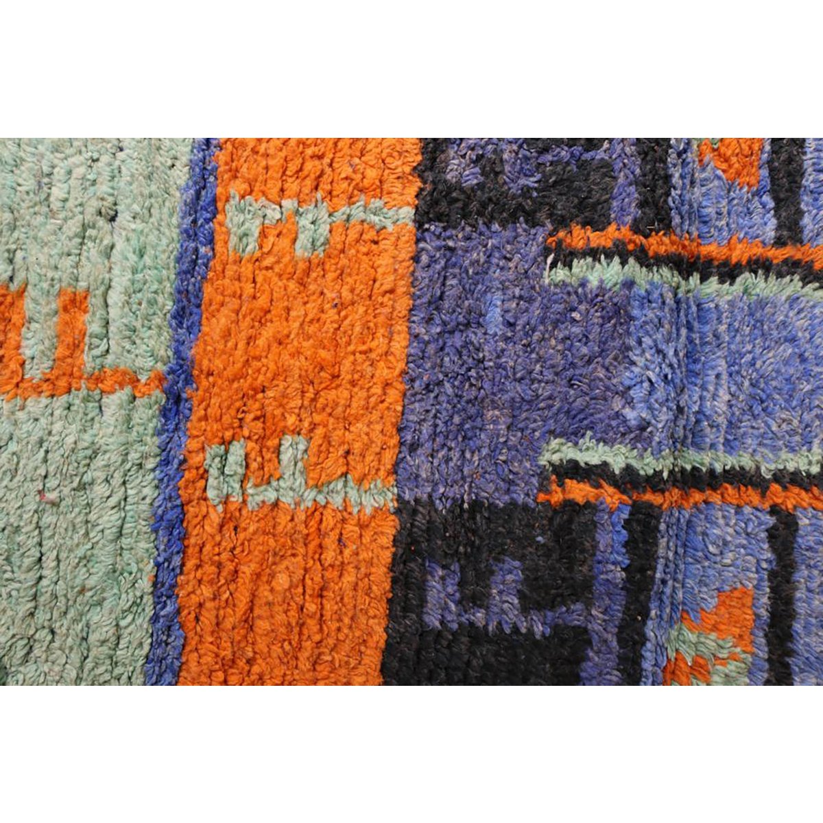 Pure Berber wool hallway rug 80 x 400 cm