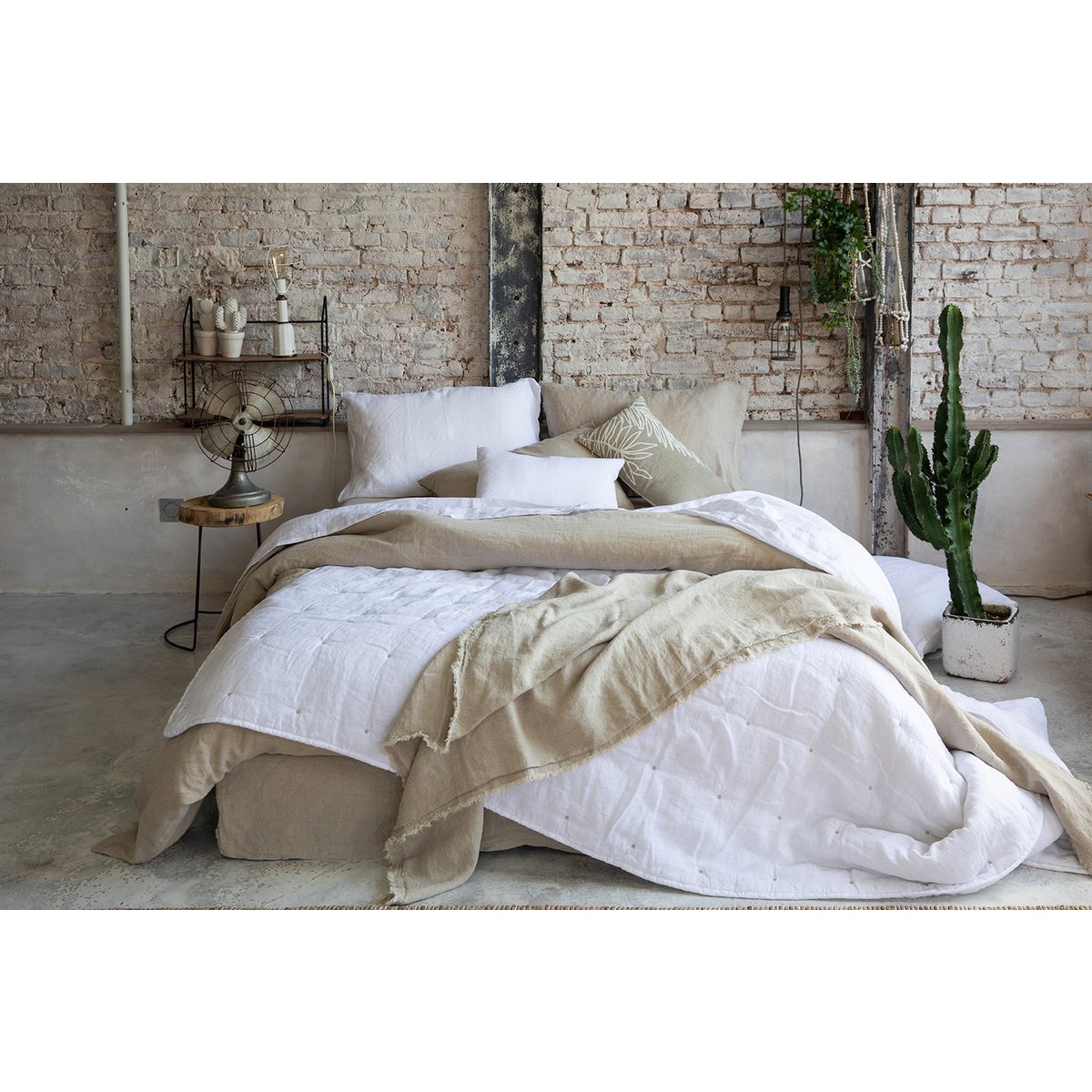 Stonewashed Zeff Absynthe pillowcase 65 x 65