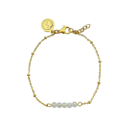 Bracelet Moonstones - Gold