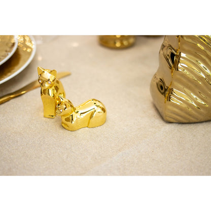 Golden cat salt and pepper