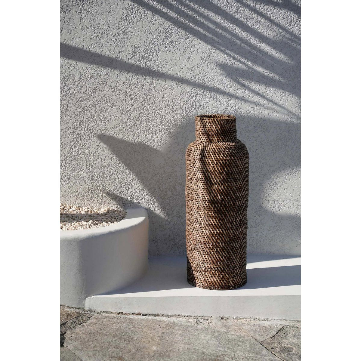 The Colonial Umbrella Basket - Natural Brown