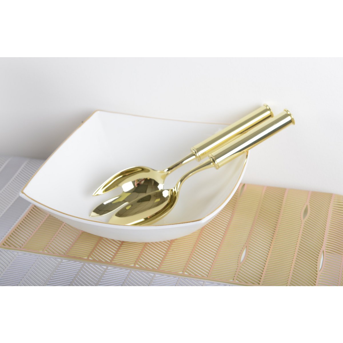 GOLD SALAD SET