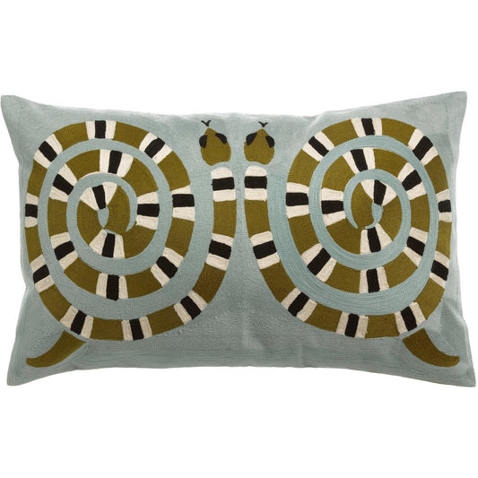 Yoka Ciel embroidered cushion 40 x 65