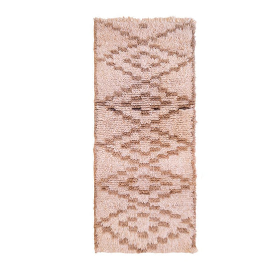 Pure wool Moroccan Berber rug 87 x 197 cm SOLD