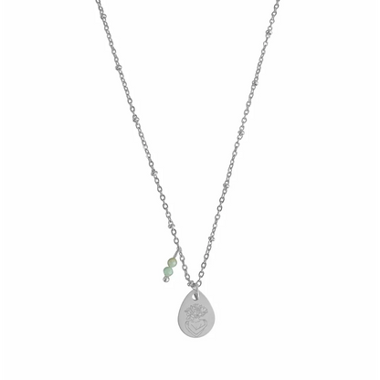 Necklace Loving Yourself & Amazonite - Silver