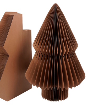 Decorative Christmas tree Brown