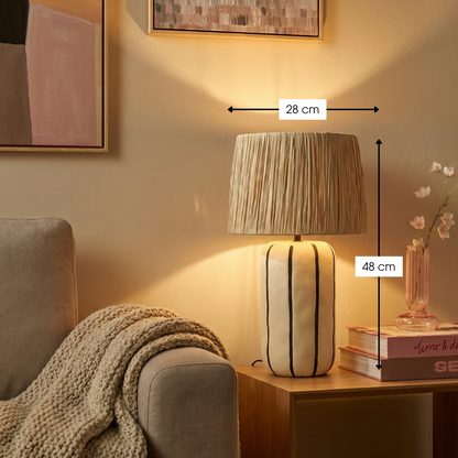 Standing lamp Denton Beige