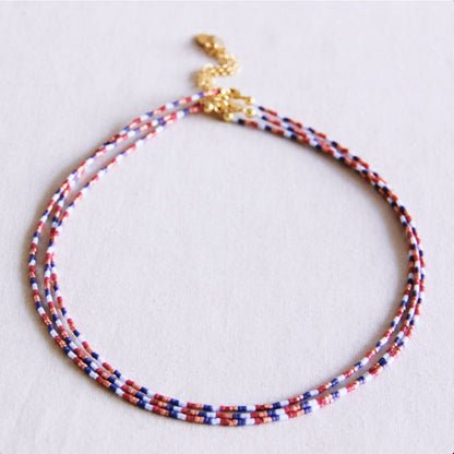 Miyuki necklace - Candy sweetheart