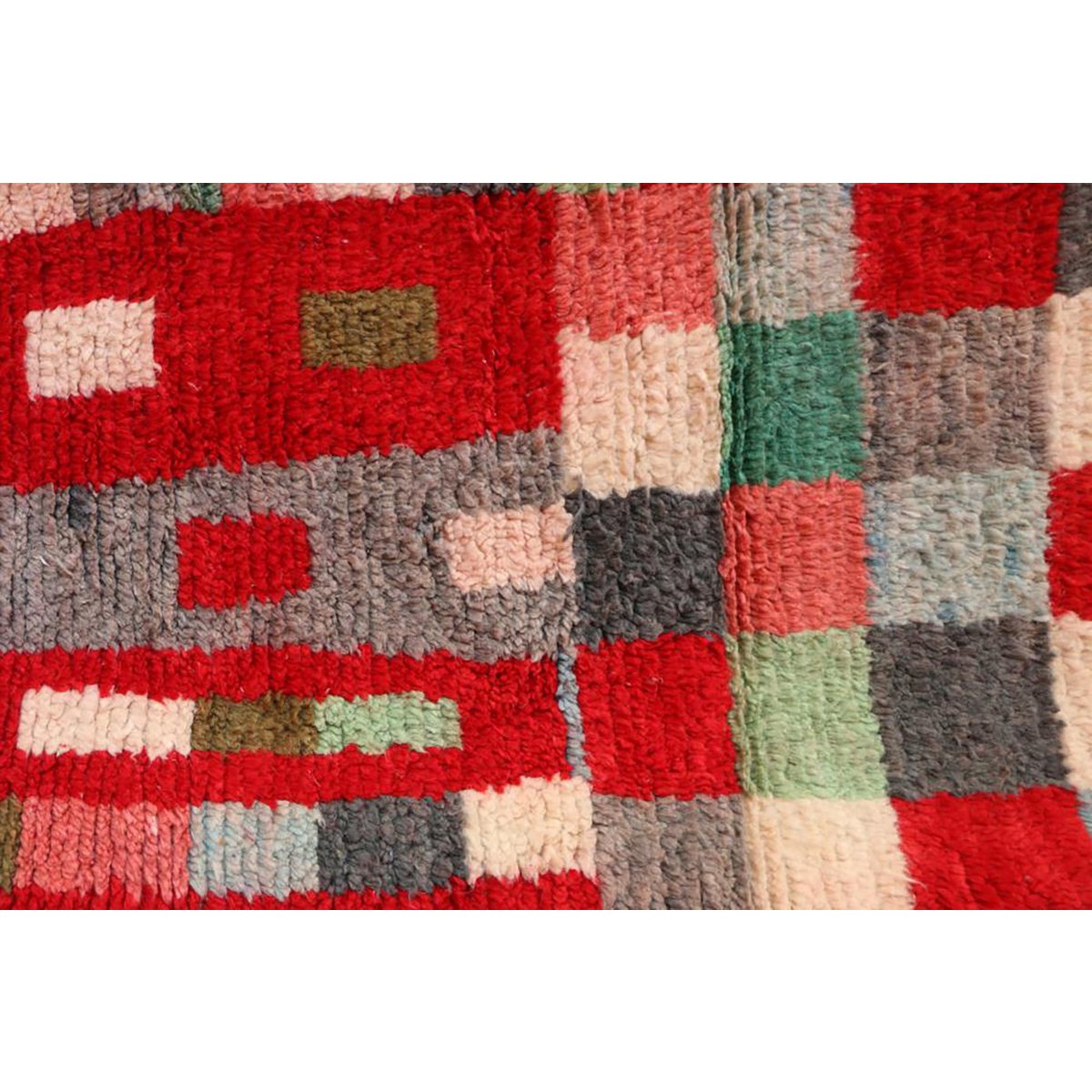 Pure wool Moroccan Berber hallway rug 76 x 408 cm