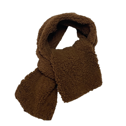 Scarf teddy brown Copy