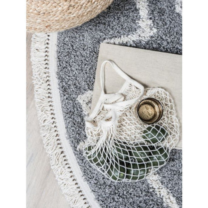 Rug Marrakesh Gray Round ø200 cm