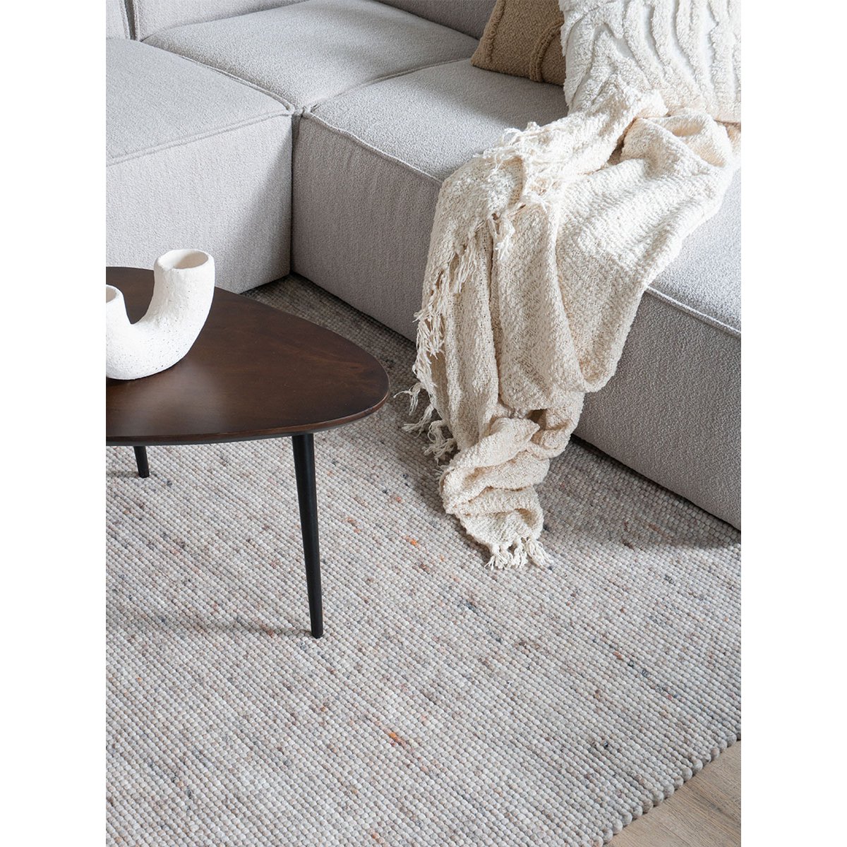 Rug Scott Dark Beige 160 x 230 cm