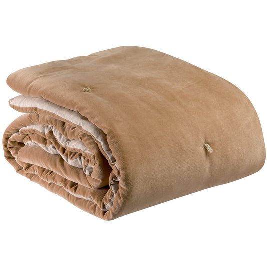 Elise Camel Knotted Dot Blanket 140 x 200