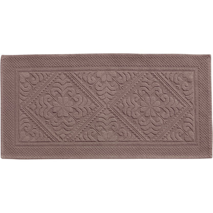 Tapis de bain Enzo Noisette 54 x 110