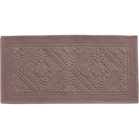 Tapis de bain Enzo Noisette 54 x 110