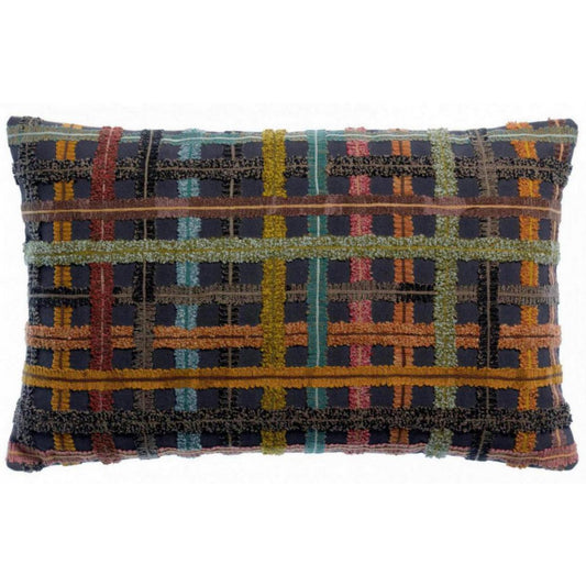 Embroidered cushion Soline Amber 30 x 50