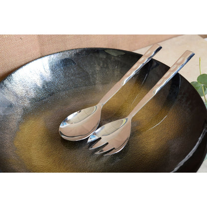 Silver salad covers 28.5cm